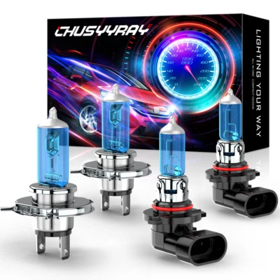 Faro halógeno haz alto/bajo + bombillas antiniebla para Subaru Forester 1998-2002 4 piezas Foto 1 de 4