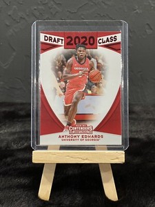 📈🔥#1Pick ANTHONY EDWARDS 2020 CONTENDERS DRAFT CLASS 2020 RED PARALLEL GEORGIA