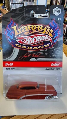 Hot Wheels Larry's Garage 15 de 20 So Fine 2009 en rojo mate con RR firmado Foto 1 de 4