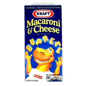 NWT Supreme Kraft Logo Macaroni & Cheese Mac Spellout Letters DS SS22 AUTHENTIC - Picture 1 of 3