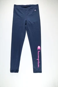 Girls Champion Blue Athletic Leggings Size 14/16 - Picture 1 of 4