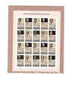 USPS Underground Railroad - Pane of 20 Forever Stamps - 2024 - Sealed - Picture 1 of 1