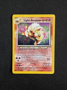 Pokemon Karte Light Arcanine 12/105 Neo Destiny Englisch Played - Bild 1 von 8