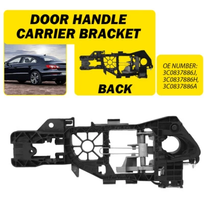 Door Handle Inner Carrier Mechanism Front Right Fit For VW Passat 3C0837886J 1x - Image 1 of 4