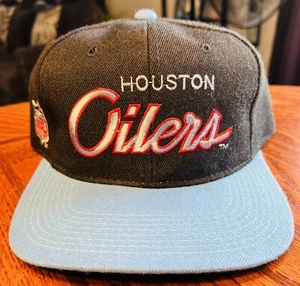 Vintage 90’s Houston Oilers now TN Titans NFL Football Cap /Hat Never been worn - Picture 1 of 3