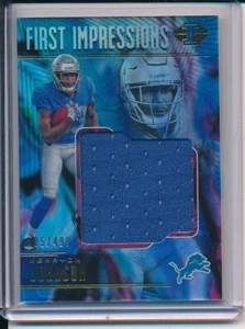 2018 PANINI ILLUSIONS KERRYON JOHNSON FIRST IMPRESSIONS JERSEY 185/499 LIONS - Picture 1 of 1