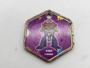Takahashi #060 Metal Coin Game Piece Token Yugioh Hexors Collectable Battle Tile - Picture 1 of 3