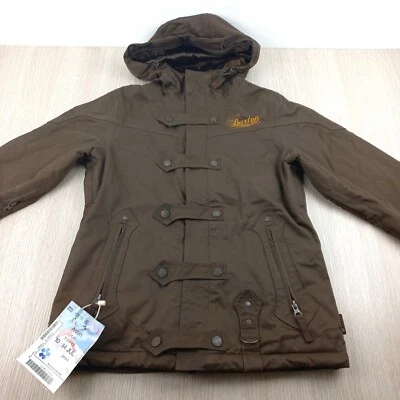 Burton Snow Jacket Women's Size XS Weather Proof Military Styling Zip Clip Vents - image 1 of 4