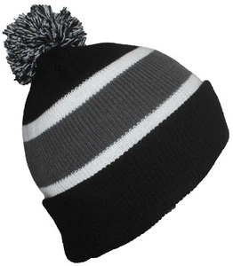 Best Winter Hats Quality Cuffed Hat with Large Pom Pom (One Size) - Picture 1 of 58