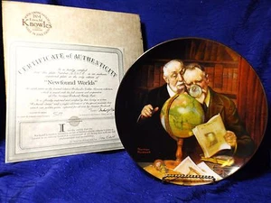 Norman Rockwell's New Found Worlds Factory Box Certificate of Authenticity - Imagen 1 de 4