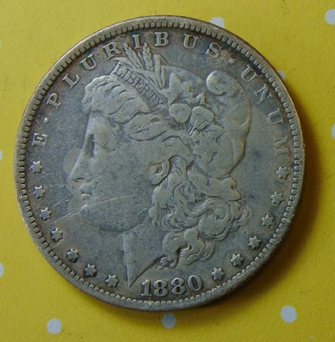 1880 MORGAN SILVER DOLLAR Cover