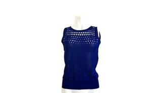 MISSONI Tank Top S/Medium Purple Made in Italy - Picture 1 of 8