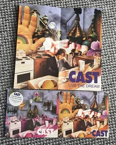 Cast Live The Dream CD Single 1 & 2 Indie Britpop 90s - Picture 1 of 3