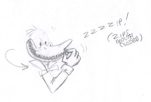 Daffy Duck 1981 Production Animation Cell Drawing Warner Brothers Movie - Picture 1 of 1