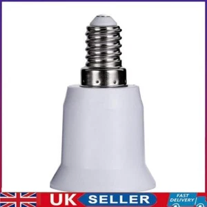 5pcs E14 to E27 Base Screw Light Lamp Bulb Holder Adapter Socket Converter UK - Picture 1 of 9