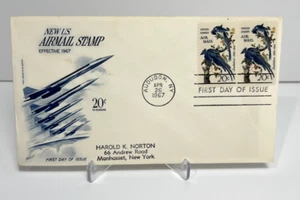 US FDC 1967 New US Airmail Stamp - Picture 1 of 2