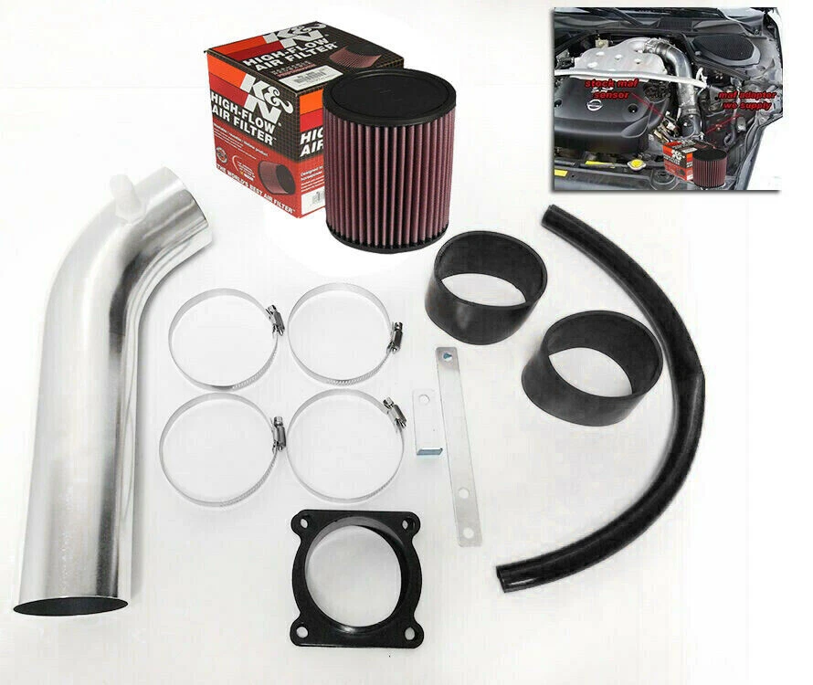 Filtro K&N con kit de admisión de aire genérico para Nissan 350z 2003-2006 con 3,5 L V6 Foto 1 de 1