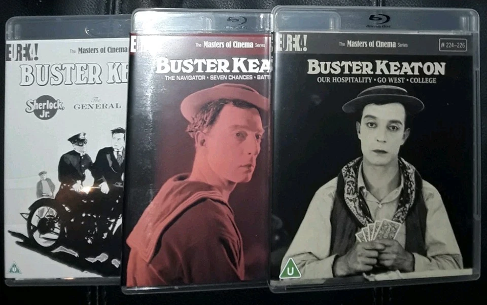 Buster Keaton Collection Volumes 1-3 Bluray Eureka MOC #172-174 & 221-226 U - Image 1 of 1