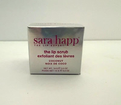 Sara Happ The Lip Expert el exfoliante labial coco -0,5 oz/,14 g nuevo 30 usos Foto 1 de 4