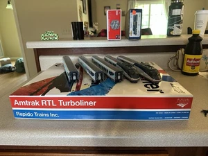 RAPIDO 25505 HO RTL Turboliner 5 Unit Train Amtrak PHASE V Sound / DCC SET #5 - Picture 1 of 13