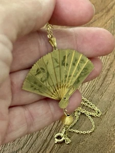 Collar abanico chino plegable vintage - Imagen 1 de 7