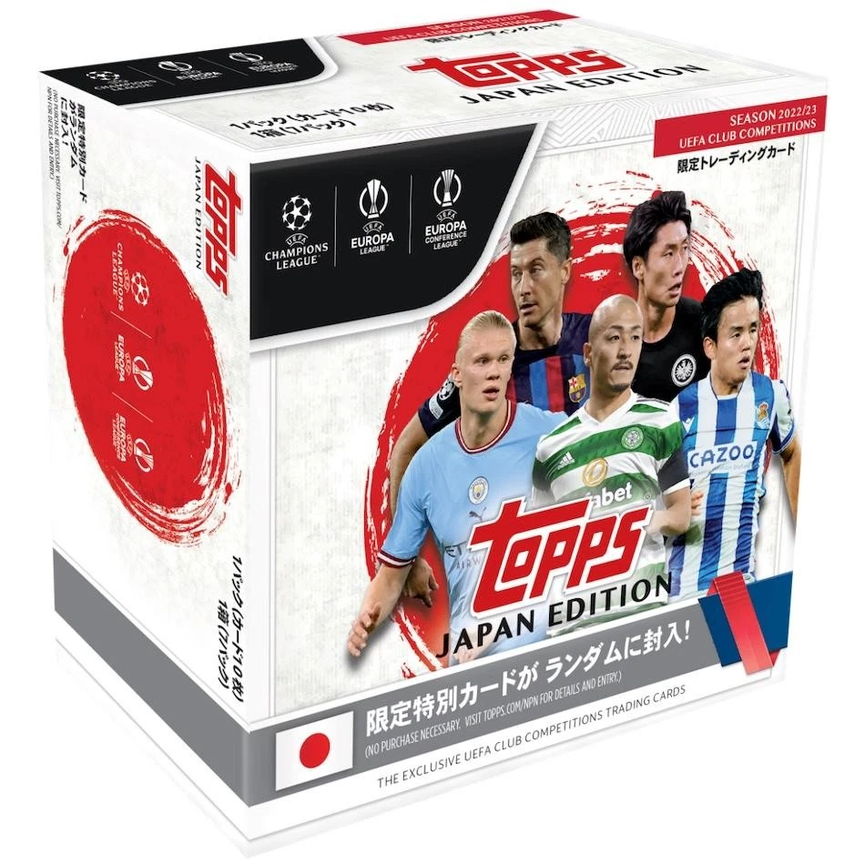 2022/23 TOPPS UEFA CLUB COMPETITIONS JAPAN EDITION SOCCER HOBBY BOX - Image 1 of 1