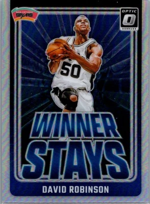 Holograma Donruss Optic #15 David Robinson Winner Stays 2024-25 Foto 1 de 2