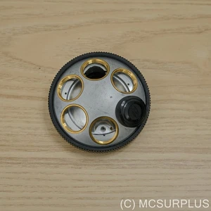 Olympus sextuple nosepiece 6 place for bh2 microscope with caps - Bild 1 von 4
