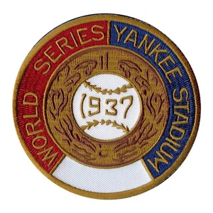 1937 New York Yankees World Series Jersey Championship Jersey Patch Giants MLB - Picture 1 of 1