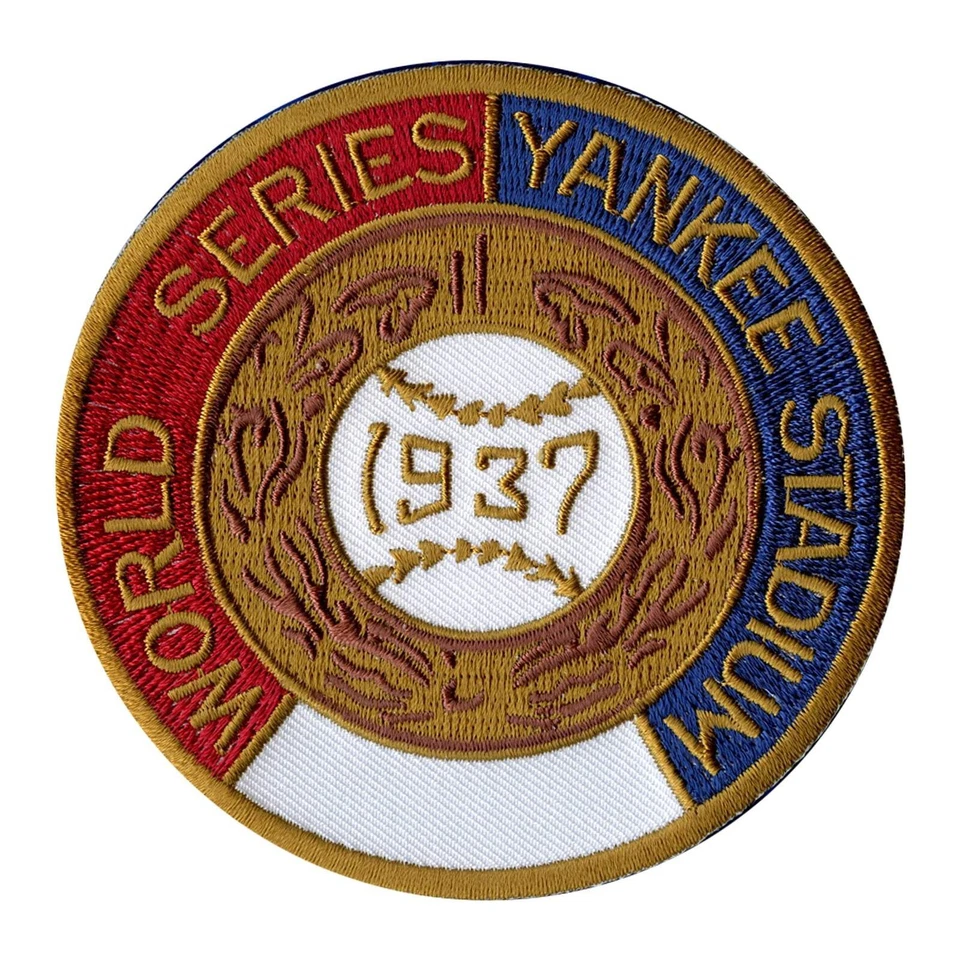 1937 New York Yankees World Series Jersey Championship Jersey Patch Giants MLB - Image 1 of 1