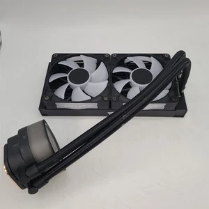 CORSAIR iCUE Link Titan 240 RX RGB Liquid CPU Cooler – 240mm AIO – Black - Photo 1/3