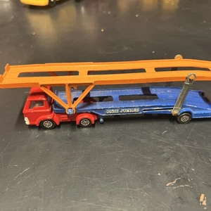 Vintage 3025 Corgi Juniors Car Transporter Car Carrier Whizz wheels - Picture 1 of 8