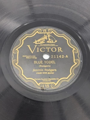 Away Out on the Mountain/Blue Yodel JIMMIE RODGERS 78 RPM PRE-WAR COUNTRY VG - Image 1 of 4