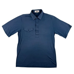 Titleist Collection Polo Shirt Men L Blue Vintage Rare Short Sleeve Pocket Japan - Picture 1 of 8