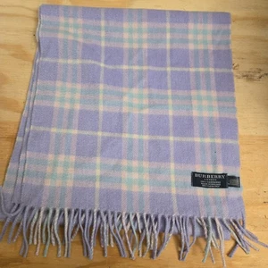 Burberry Kaschmir Lavendel Lila Kariert Nova Schal EUC - Bild 1 von 6