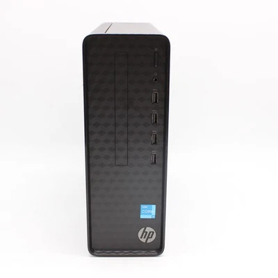HP Slim Desktop S01-pF2043wb Intel Core i3-12100 8GB DDR4 256GB SSD Windows 11 - Image 1 of 4