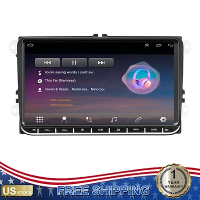 Carplay Radio For VW Volkswagen Jetta Passat 9" A US USA Free US stock - Image 1 of 4