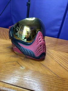 VForce Red Paintball Mask Mirrored Visor - Picture 1 of 12