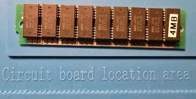 4MB 30-Pin SIMM RAM (NEC, 424100-70 FPM 70ns, Parity) – Tested - Image 1 of 2
