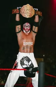 REY MYSTERIO VINTAGE 8x10 COLOR PHOTO ROH ECW WWE NXT AEW IMPACT - Picture 1 of 1