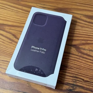 Funda tipo folio de cuero para Apple iPhone 11 Pro - Berenjena - Imagen 1 de 4