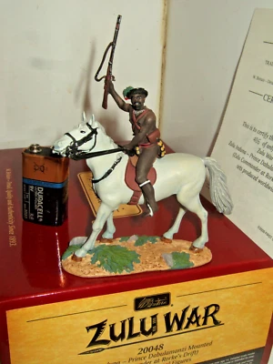 BRITAINS 20048 Zulu War, Zulu Indunu Commander at Drift, Prince Dabulamanzi 54mm - Image 1 of 4