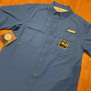 Realtree Herren Kurzarm Hemd mit Knopfleiste Angelführer Größe S 34/36. Neu mit Etikett - Bild 1 von 7