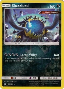 Guzzlord 80/131 Reverse Holo Forbidden Light Pokemon Card NM - Picture 1 of 1