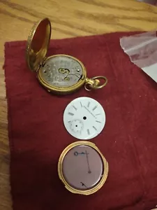 Antique European Watch Company Pocket Watch For Parts/Repair - Picture 1 of 11