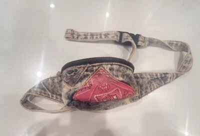 vintage no brand denim mini belt bag - Image 1 of 4