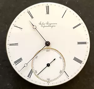Antike Jules Jurgensen Copenhagen Taschenuhr Werk gute Unruh 37mm 17j - Bild 1 von 4