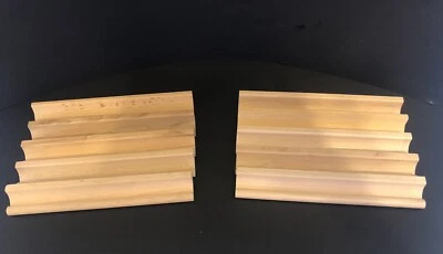 Lote de 10 bandejas porta azulejos de madera Scrabble vintage Foto 1 de 4