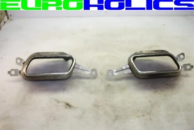 Salida punta escape cromada izquierda derecha OEM BMW F02 750li 09-12 Foto 1 de 3