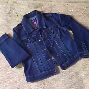 New Children's Place Denim Jacket Girl's M (7-8) - Picture 1 of 5